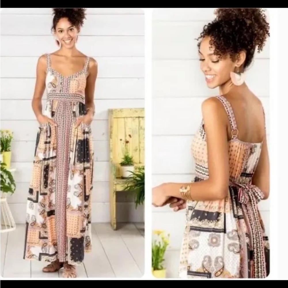 MATILDA JANE  Adventure Begins Perfectly Paisley Maxi Dress size small